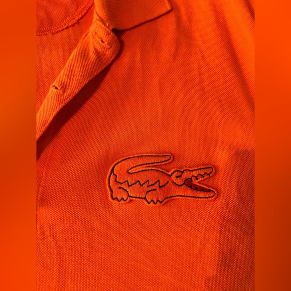 Lacoste Big Gator Polo - Large - Like new - Orange - Picture 2 of 3